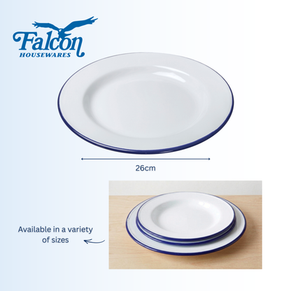 Falcon Dinner Plate - Traditional White 26cm x 2.5D