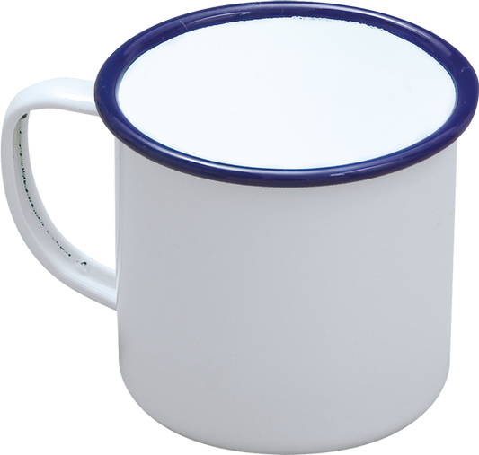 Falcon Enamel Mug - Traditional White 8cm x 284ml