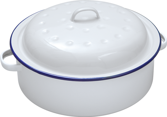 Falcon Falcon Roaster Round - Traditional White 20cm x 8.5D