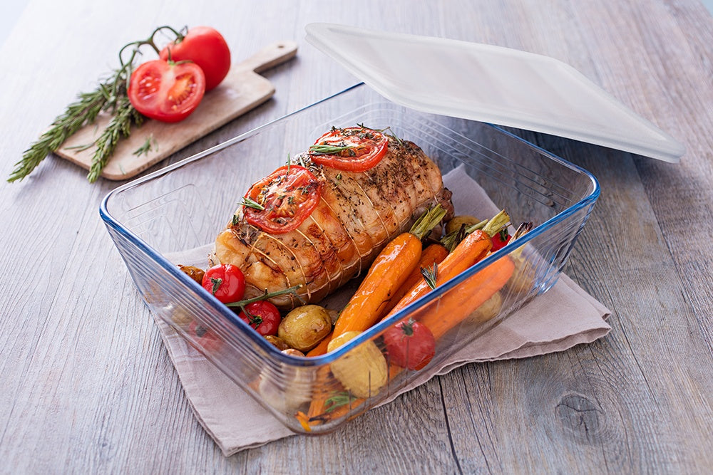 Pyrex Cook & Freeze Glass Dish with Lid