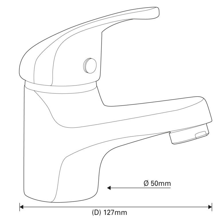 SP Eden Cloakroom Mixer Tap