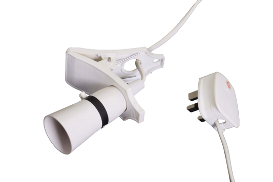Securlec Clip on Lamp With 2m Flex & Plug