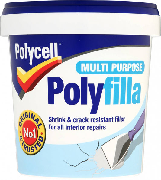 Polycell Polyfilla Multi Purpose Ready Mixed Filler 1kg Tub