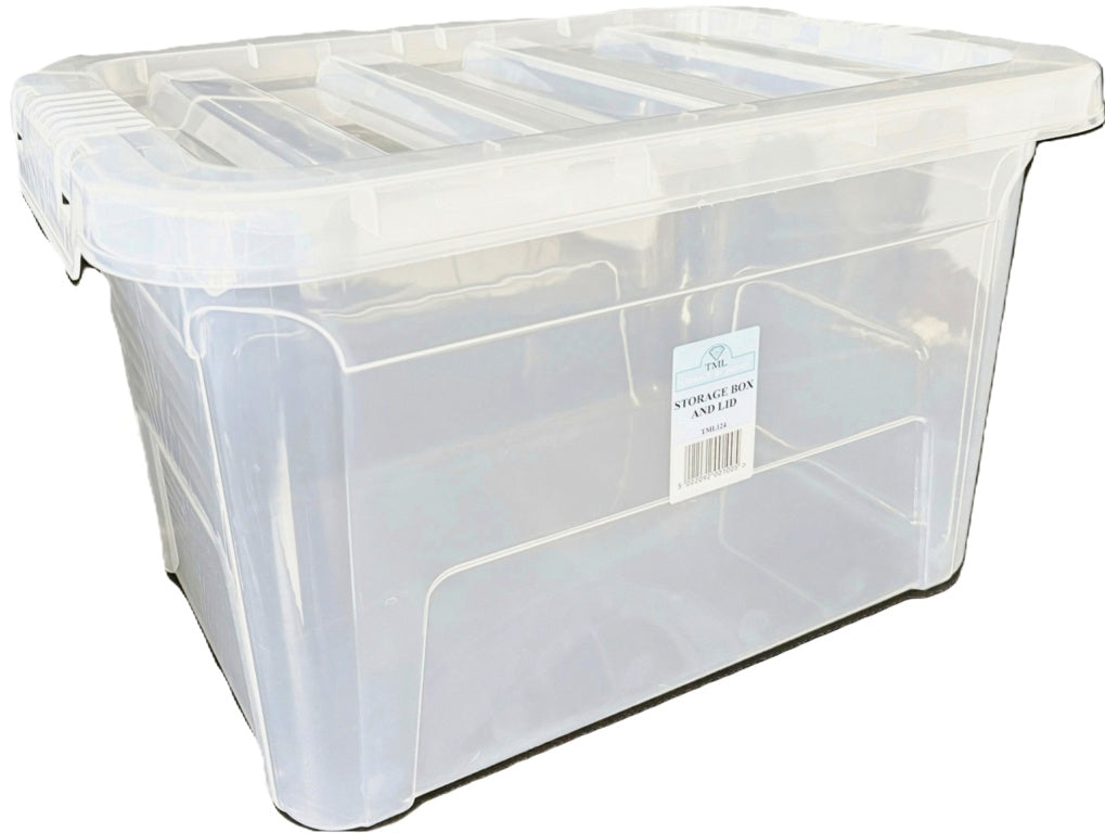 TML Storage Box & Clear Lid 24L