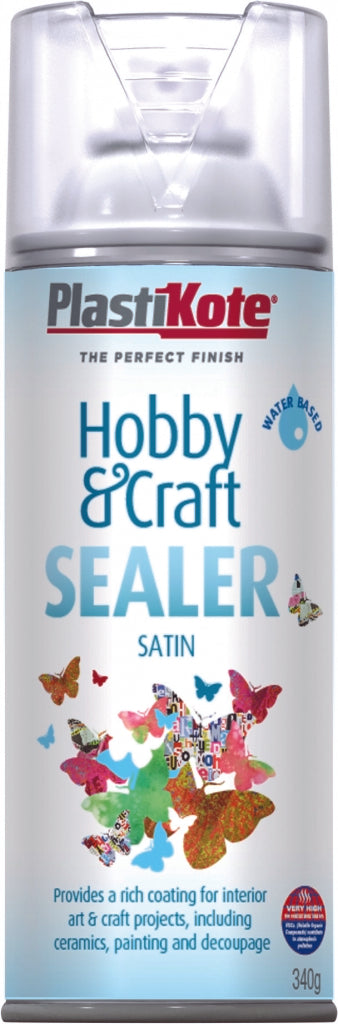 PlastiKote Hobby & Craft Sealer 400ml Clear Satin