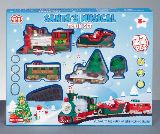 Premier Christmas Train Set With Music - Jingle Bells 22 Piece