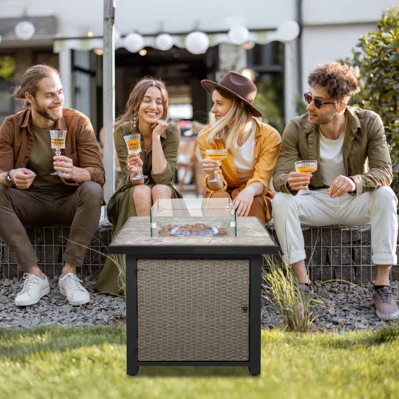 Tepro 76cm Gas Fire Pit Table