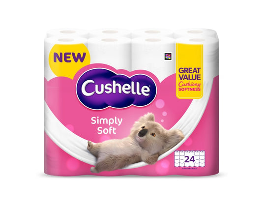 Cushelle Toilet Roll 24 Pack