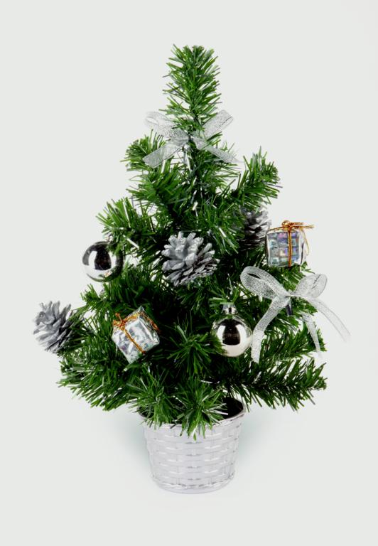 Premier Dressed Tree 30cm Silver