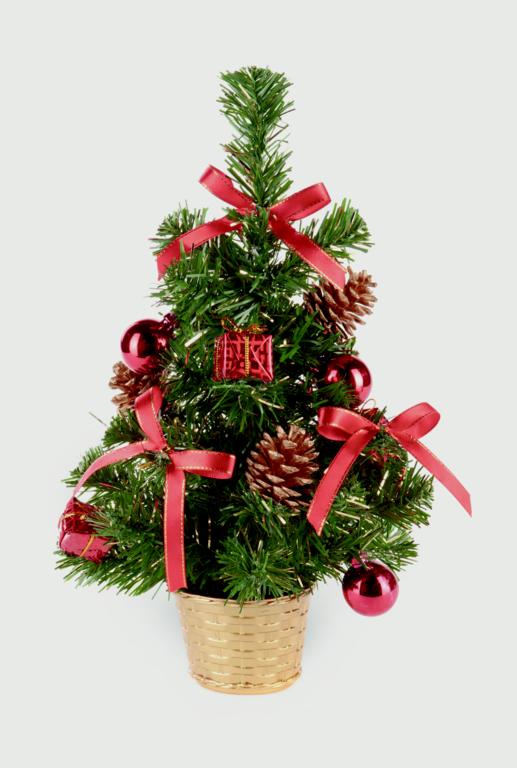 Premier Dressed Tree 30cm Red