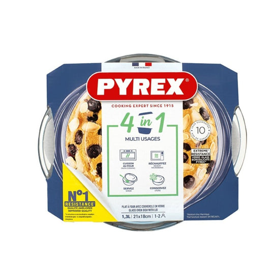 Pyrex Essentials Round Casserole 1.3L