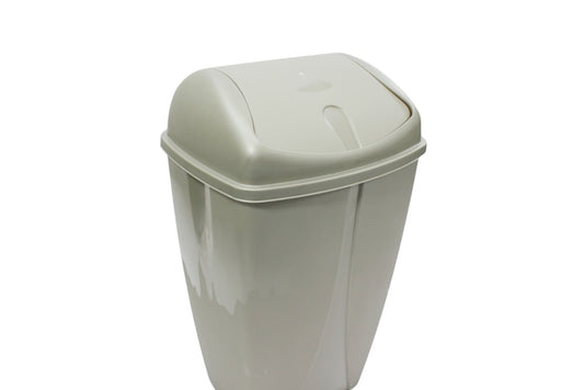TML Swing Bin 30L Metallic Silver