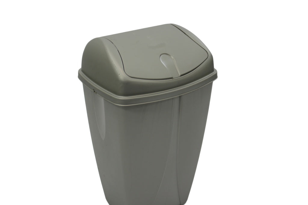 TML Swing Bin 50L Metalic Silver