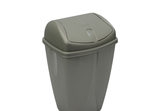 TML Swing Bin 50L Metalic Silver