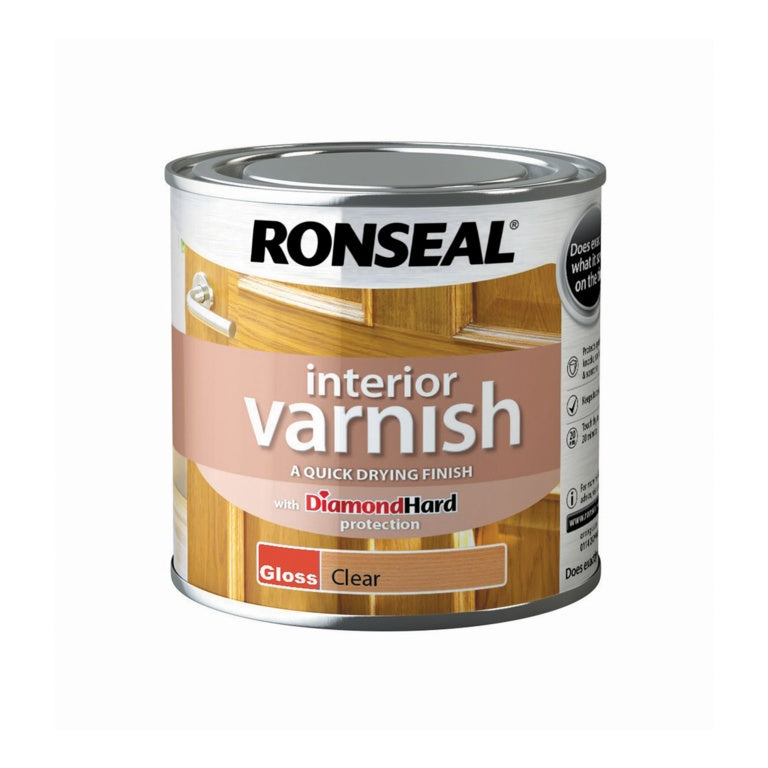 Ronseal Interior Varnish Gloss 250ml Clear