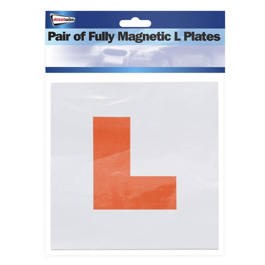 Streetwize Magnetic L Plate Pair