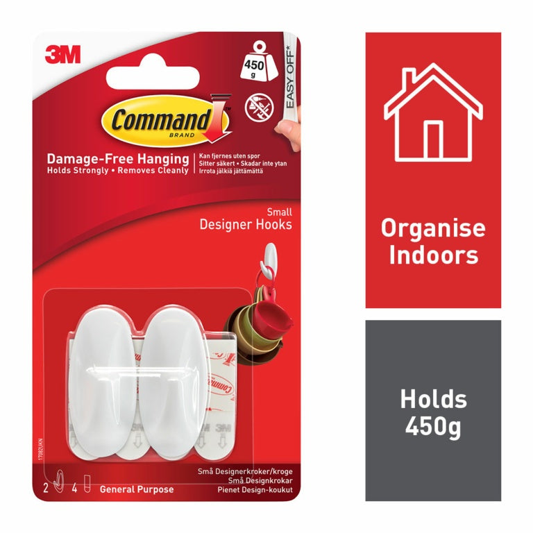 Commandâ„¢ Small Designer Hooks