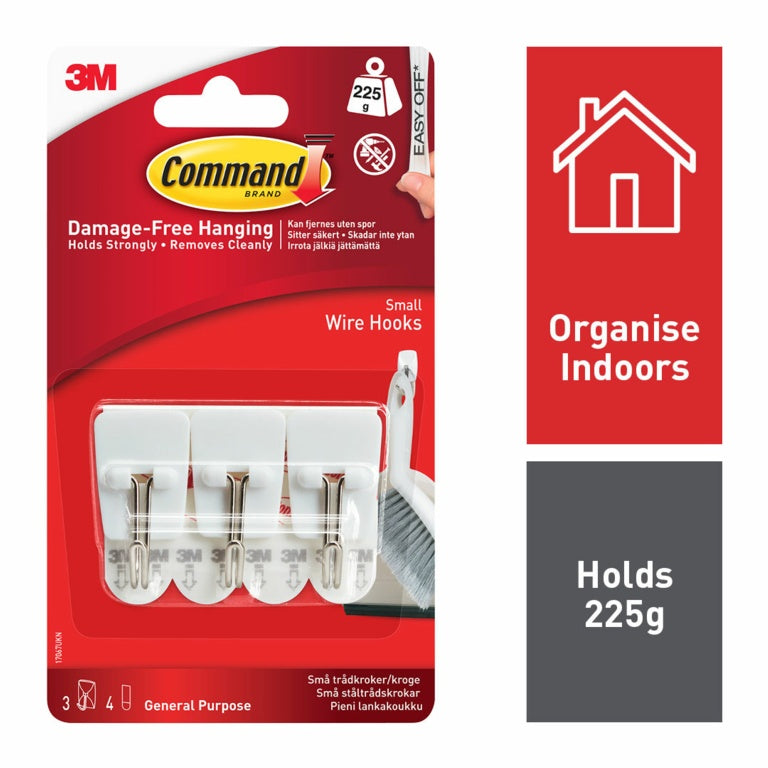Commandâ„¢ Small Wire Hooks