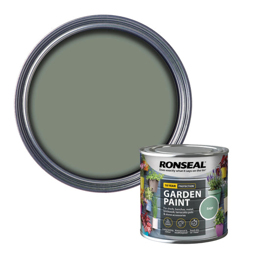 Ronseal Garden Paint 250ml Sage
