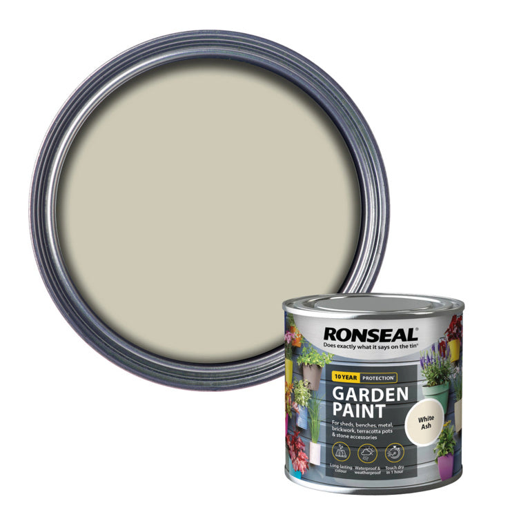 Ronseal Garden Paint 250ml White Ash