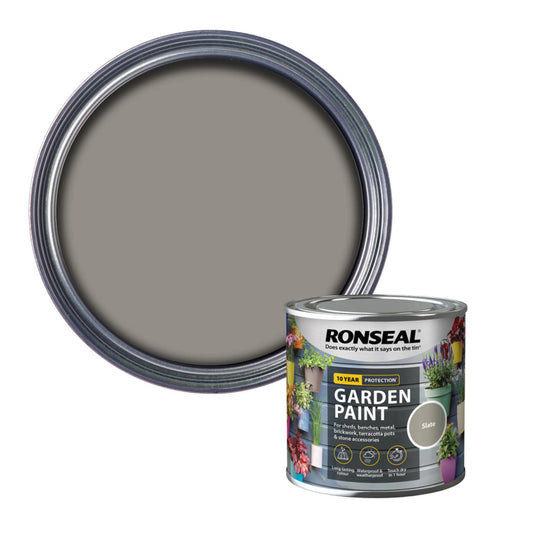 Ronseal Garden Paint 250ml Slate