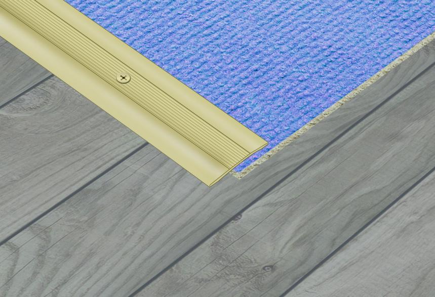 SupaDec Aluminium Coverstrip Gold Effect 34x900