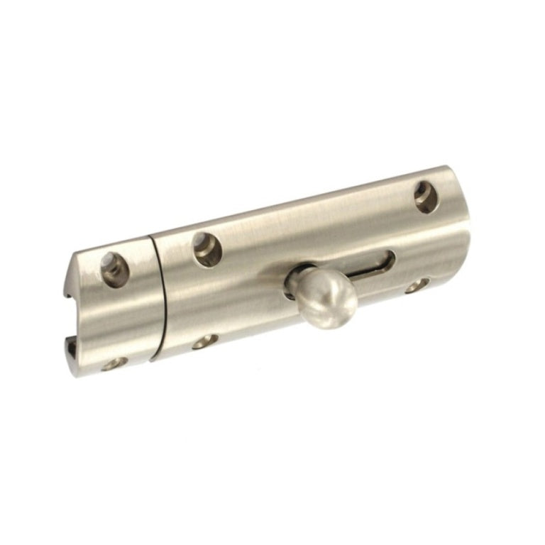 Securit Modern Bolt 75mm Brass Nickel