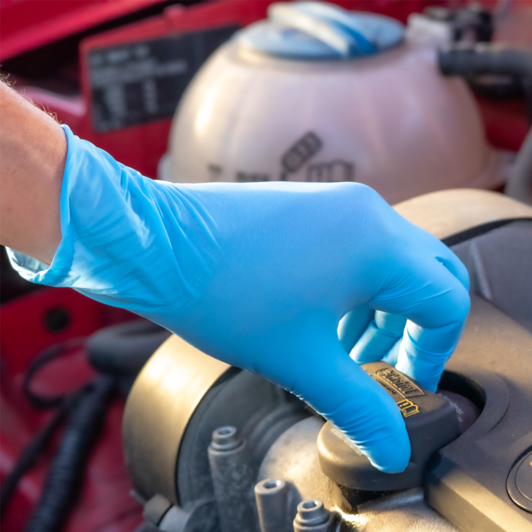 Aurelia Robust Nitrile Powder Free Blue Disposable Gloves