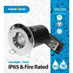 Powermaster IP65 Fire Rated Fixed Downlight
