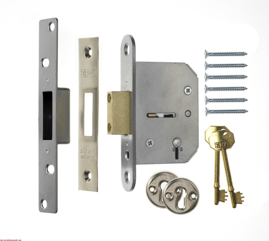 Era Fortress Mortice Sashlock Brass 63mm