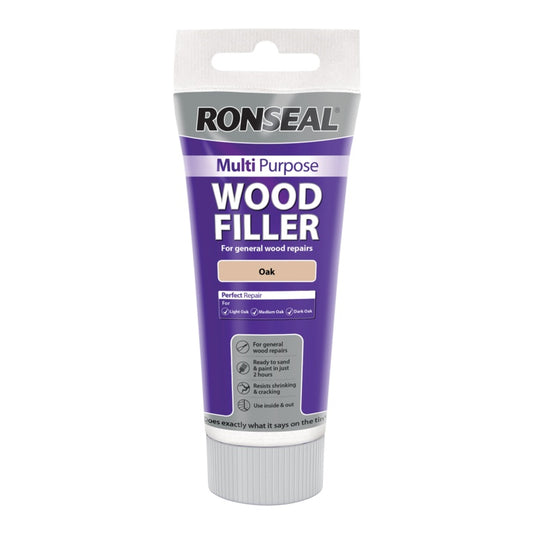 Ronseal Multi Purpose Wood Filler 100g Oak