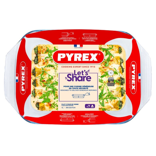 Pyrex Optimum Rectangular Roaster 39x25