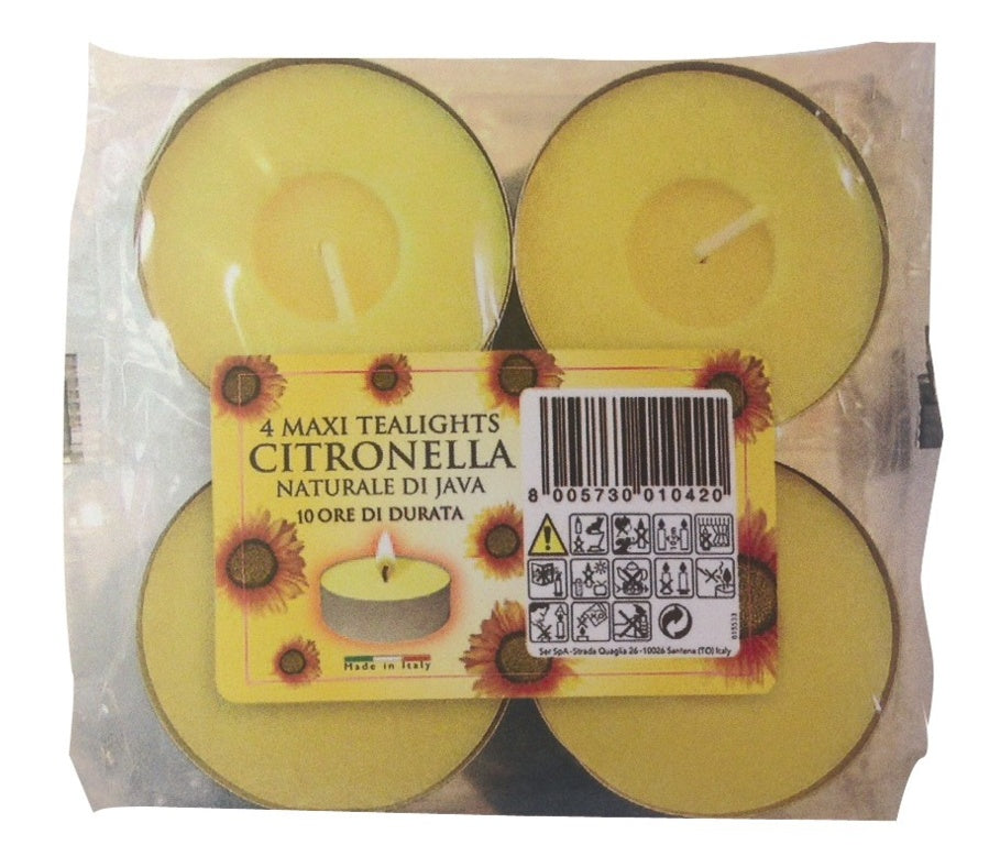 Price's Candles Citronella Maxi Tealights