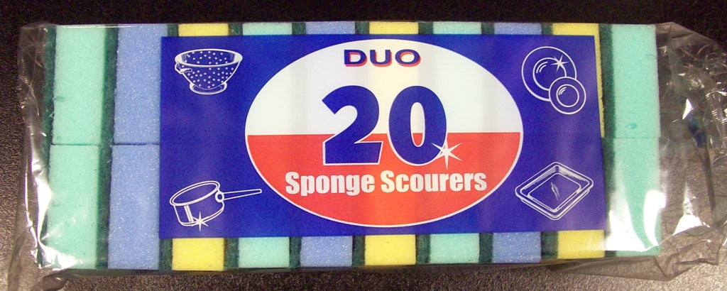 Duo Sponge Scourers Pack 20