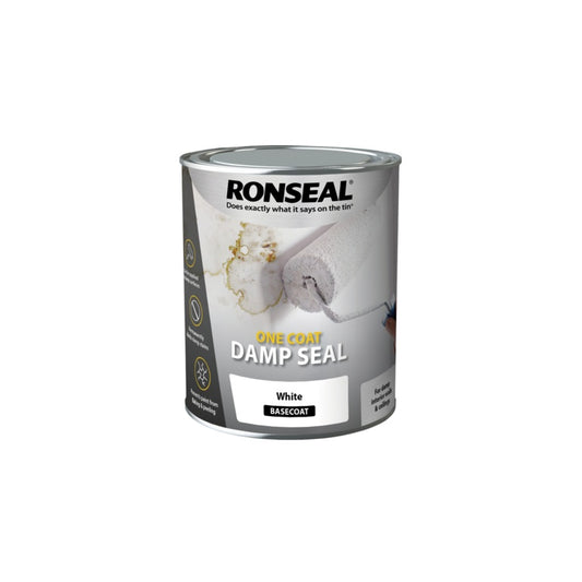 Ronseal One Coat Damp Seal White 750ml