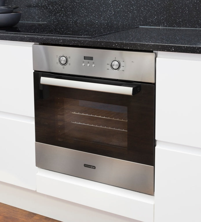Kitchenplus Stainless Steel Electric Single Fan Oven 600mm
