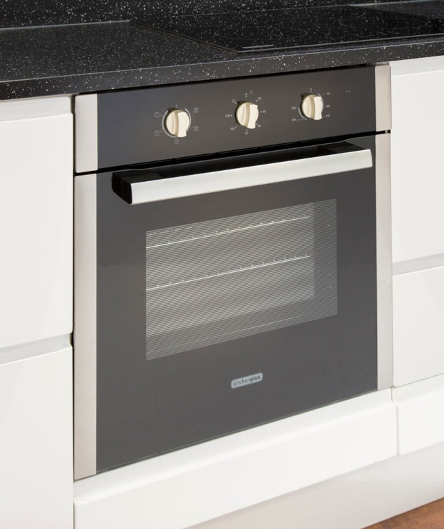 Kitchenplus Stainless Steel Electric Single Fan Oven 600mm