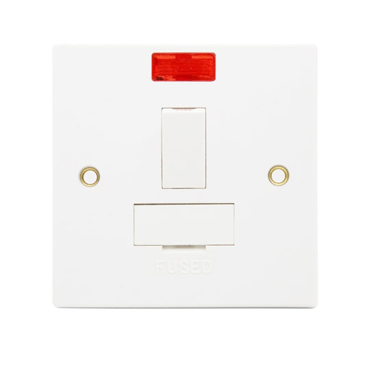 Securlec Square Edge 1 Gang Switched Fuse