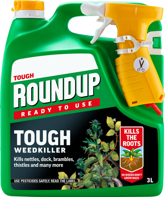Roundup Fast Action Ready To Use Weedkiller 3L