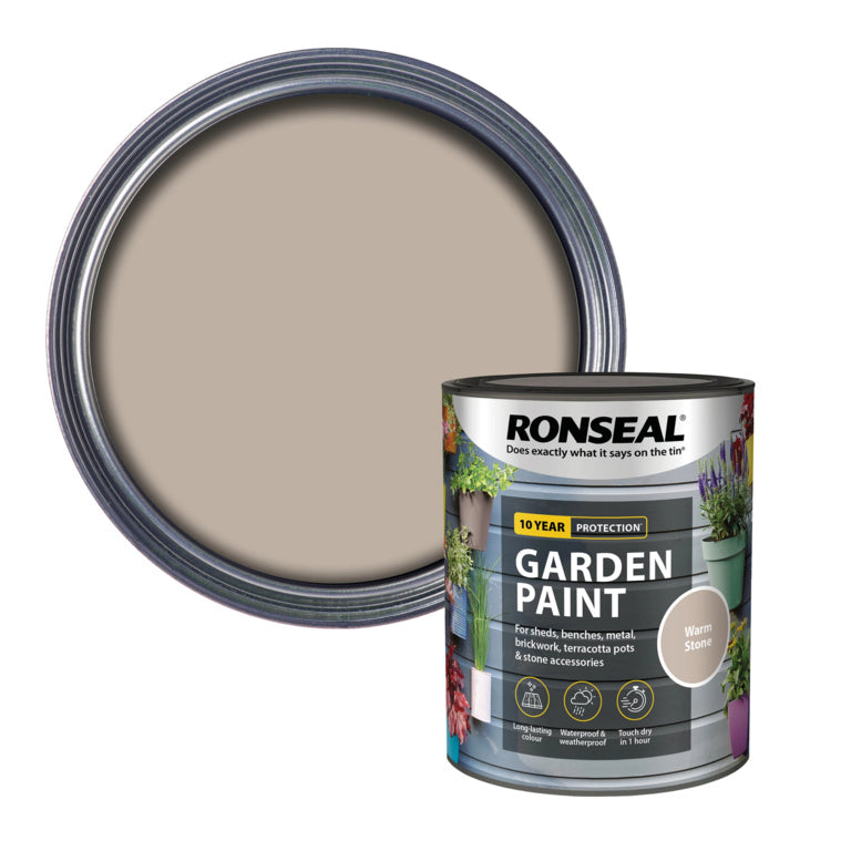 Ronseal Garden Paint 750ml Warm Stone
