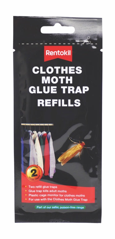 Rentokil Clothes Moth Glue Trap Twin Pack Refill