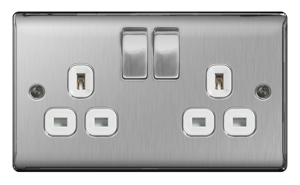 13a 2 Gang Switch Socket