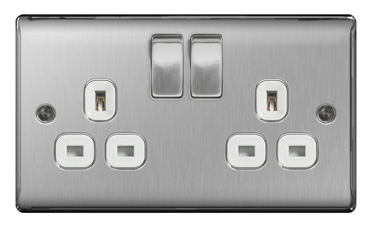 13a 2 Gang Switch Socket