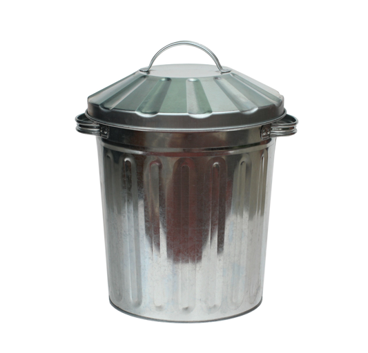 Mini Galvanised Bin