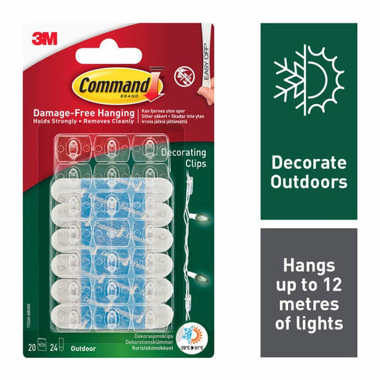 Commandâ„¢ Outdoor Decorating Clips