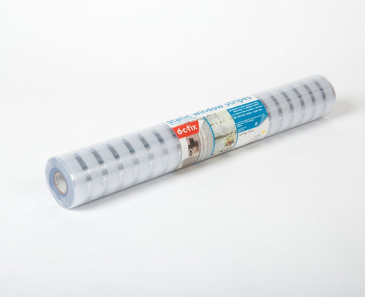 d-c-fixÂ® Static Cling Window Film Stripe Clarity