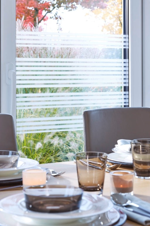d-c-fix® Static Cling Window Film Stripe Clarity