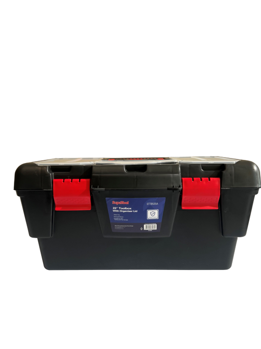 SupaTool Toolbox With Organiser Lid 22"