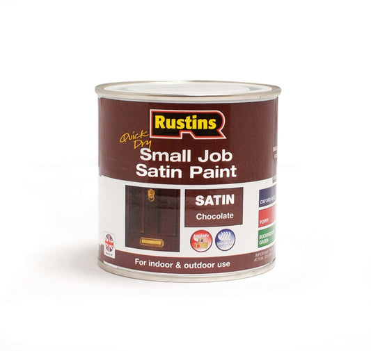 Rustins Quick Dry Small Job Satin 250ml Chocolate