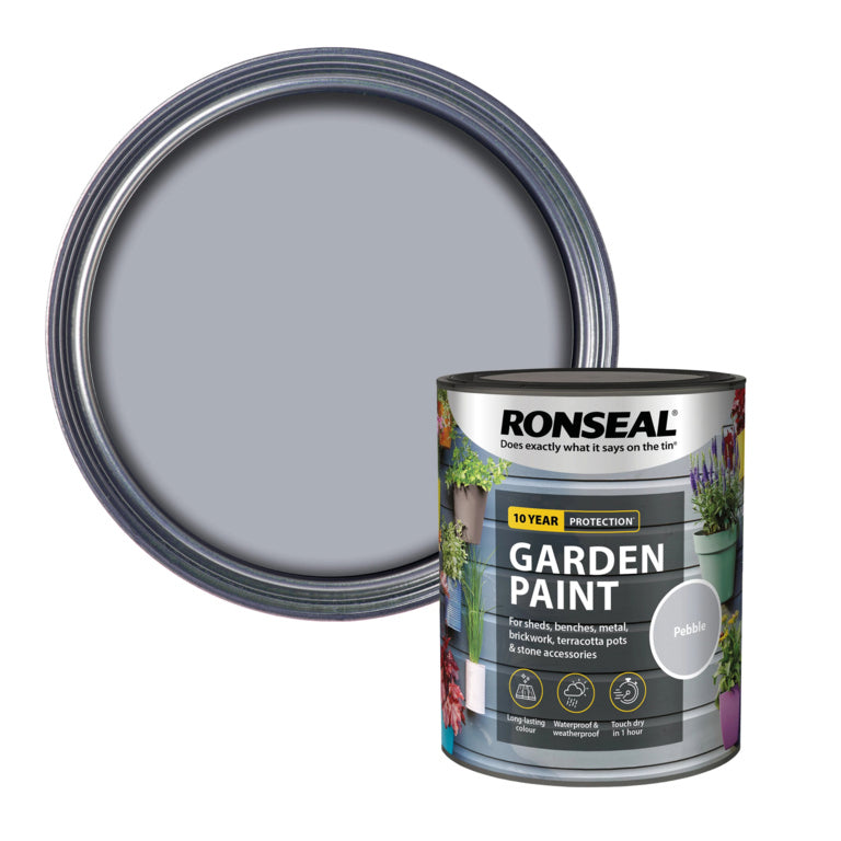 Ronseal Garden Paint 750ml Pebble